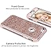 Vofolen Bling Cover for iPhone 6S Case iPhone 6 Case Glitter Bling Shiny Heavy Duty Protection Full-body Protective Hard Shell Hybrid Silicone Rubber Armor with Front Bumper for iPhone 6 6S -Rose Gold