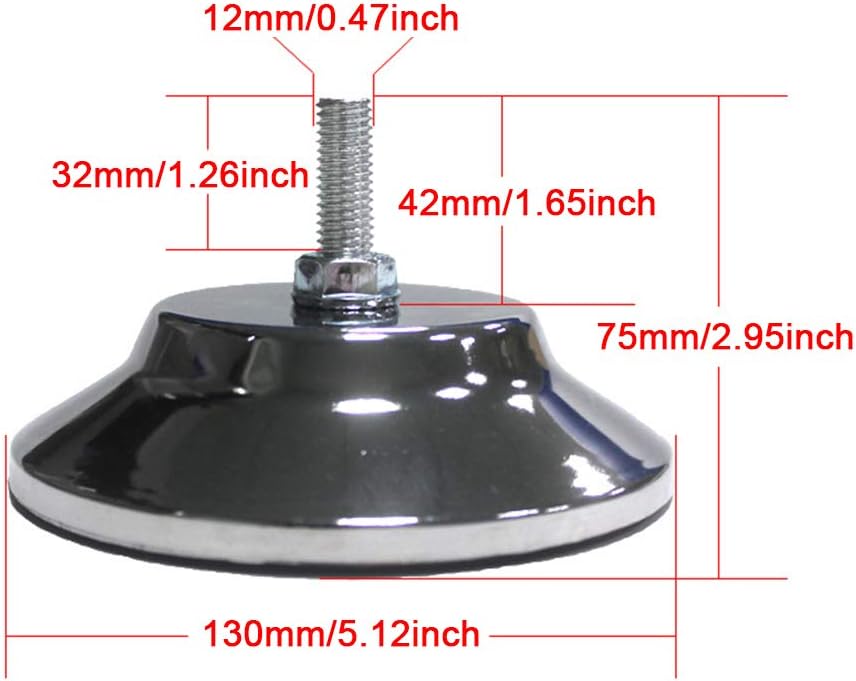 4pcs/set Billiard Table Feet,Universal Adjustable Levelers Furniture Levelling Feet Adjusting Pad Billiard Table Leg Leveler for Football Table Pool Table Home Table: Home Improvement