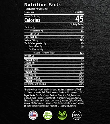 KARAMD PURE I.V. – PROFESSIONALLY FORMULATED ELECTROLYTE LEMON LIME POWDER DRINK MIX – REFRESHING & DELICIOUS HYDRATING PACKETS WITH VITAMINS & MINERALS – LEMON LIME – 1 BAG (16 STICKS)