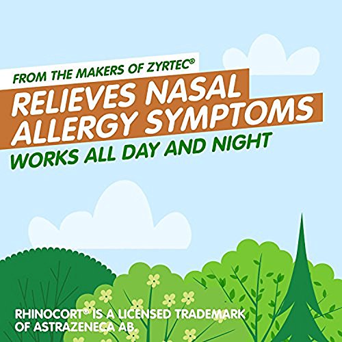 Rhinocort Allergy Nasal Spray with Budesonide Allergy Medicine, Non