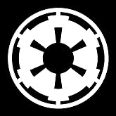 EvolveFISH SW Imperial Galactic Empire Weatherproof Vinyl Decal - [White][5