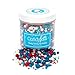 Sweets Indeed Sprinkles, Edible Sprinkle Mix, Perfect for Cake Decorations, Baking, Ice Cream, Cookies, Cupcake Topper (Patriotic)
