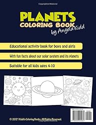 Planets Coloring Book: An Outer Space and Solar