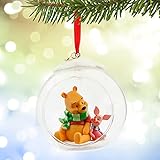 Disneys Winnie the Pooh and Piglet Glass Sketchbook Ornament 2015