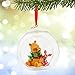 Disneys Winnie the Pooh and Piglet Glass Sketchbook Ornament 2015