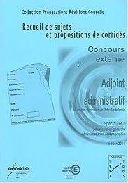 Adjoint administratif des services déconcentrés de l'Éducation nationale