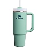 STANLEY Quencher H2.0 Tumbler with Handle and Straw 30 oz | Flowstate 3-Position Lid | Cup Holder Compatible for Travel | Insulated Stainless Steel Cup | BPA-Free | Spring Green