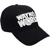 Aiugko Wayne's Hat Adjustable Unisex Embroidered Trucker Baseball Cap Black