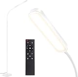 OUTON LED Floor Lamp 15W 1500LM Dimmable 4 Color Temp Remote Touch White view 1
