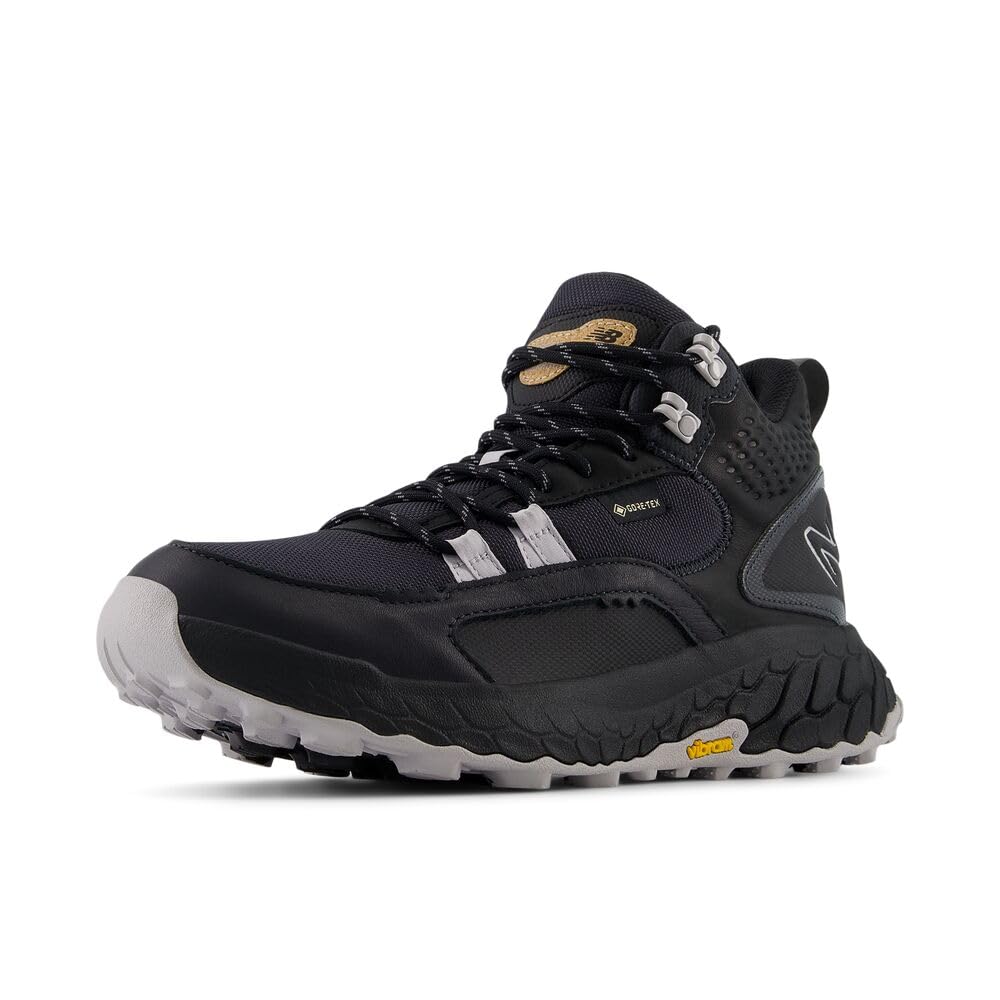 New Balance Women’s Fresh Foam X Hierro Mid V1 Trail Running Shoe, Black/Pearl Grey/Phantom, 6.5 W