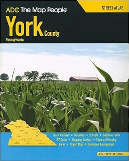 Adc The Map People York County Pa Street Atlas Not - 