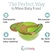 MASH AND SERVE BOWL SET - with Bonus Fork and Spoon | Make Your Own Homemade Baby Food | Fresh Food Baby Feeding | BPA Free