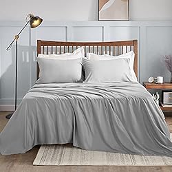 CozyLux 100% Organic Bamboo Sheets Queen Full Size