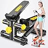 Stepper-with-LCD-Digital-Display-Function-Exercise-Legs-Arms-Hips-With-Elastic-Rope-Aerobic-Exercise-for-Indoor-Sports-Fitness-Swinging-Stepper-150Kg-Bearing-Capacity Stepper with LCD Digital Display Function, Exercise Legs, Arms, Hips (With Elastic Rope) Aerobic Exercise, for Indoor…