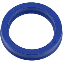 Joint D'étanchéité UHS En PU Bleu - 35 Mm Intérieur X 45 Mm Extérieur X 6 Mm Largeur, Pour Vérins Hydrauliques - 7