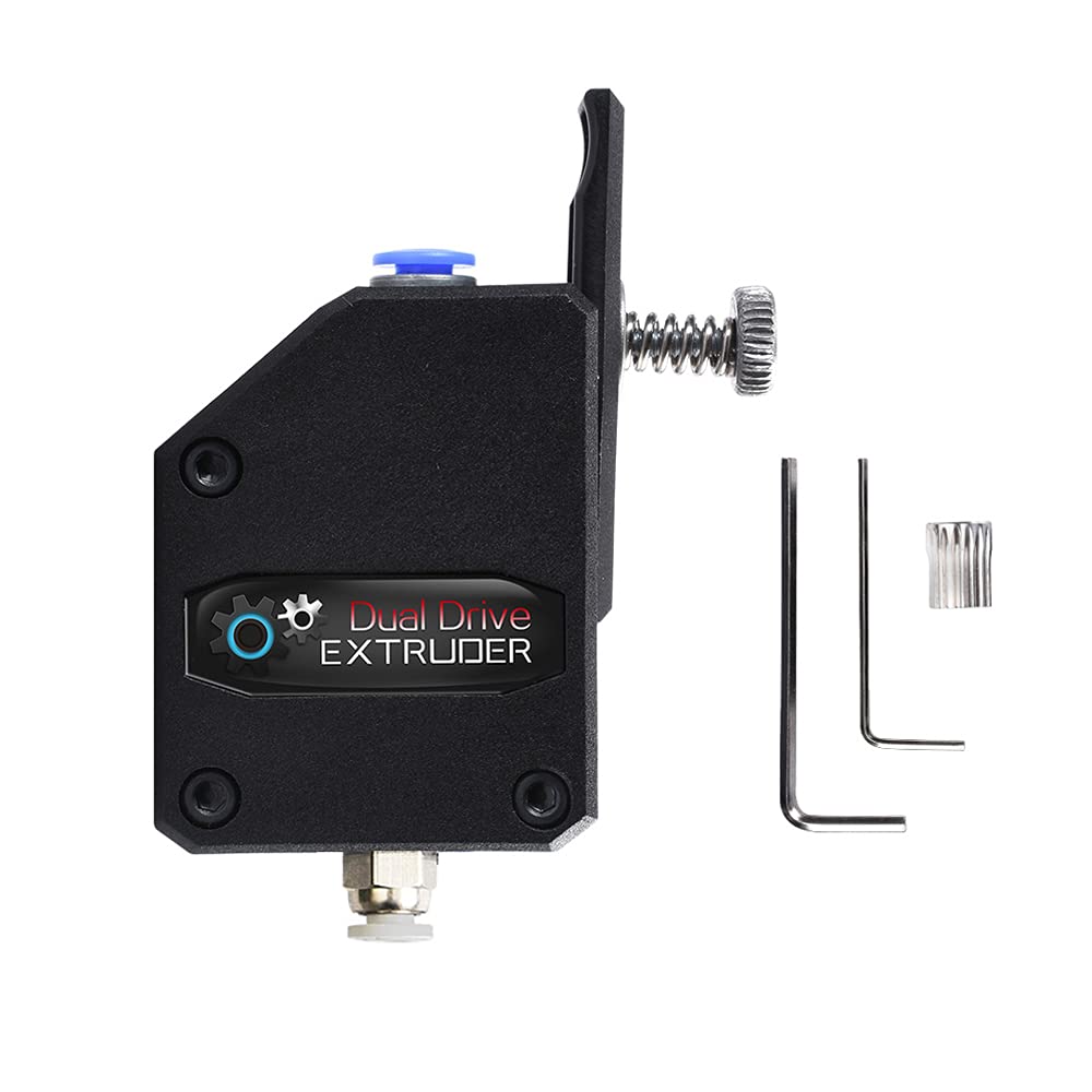 BZ 3D Dual Drive Extruder,Dual Gear Bowden Extruder,High Performance Parts for Ender 3 /V2/Pro/Ender 5 /CR10/Ender 3 Neo/i3 Mega Series/Anet A8 E10/Prusa I3 Other DIY 3D Printers.