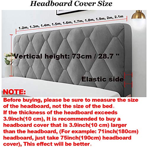 Headboard Slipcover, Bed Headboard Cover Protector Thicken Cotton