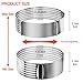 KALREDE Layer Cake Slicer Adjustable 7 Layer - Stainless Steel 9 Inch To 12 Inch Cake Ring Mold Cutter Round Adjustable Mousse Molds for Baking