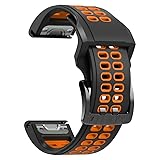 Threeeggs for Garmin Fenix 7X Watch Band, 26mm