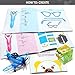 MeDoozy 3D Pen Set - Ideal Girl Gifts Ideas for Birthday - Best Toys for Kids and Teens - Cool Arts and Crafts Girls Toys - Top Stem 3D Printing kit - Fun Educational Learning Children Present (Pink)