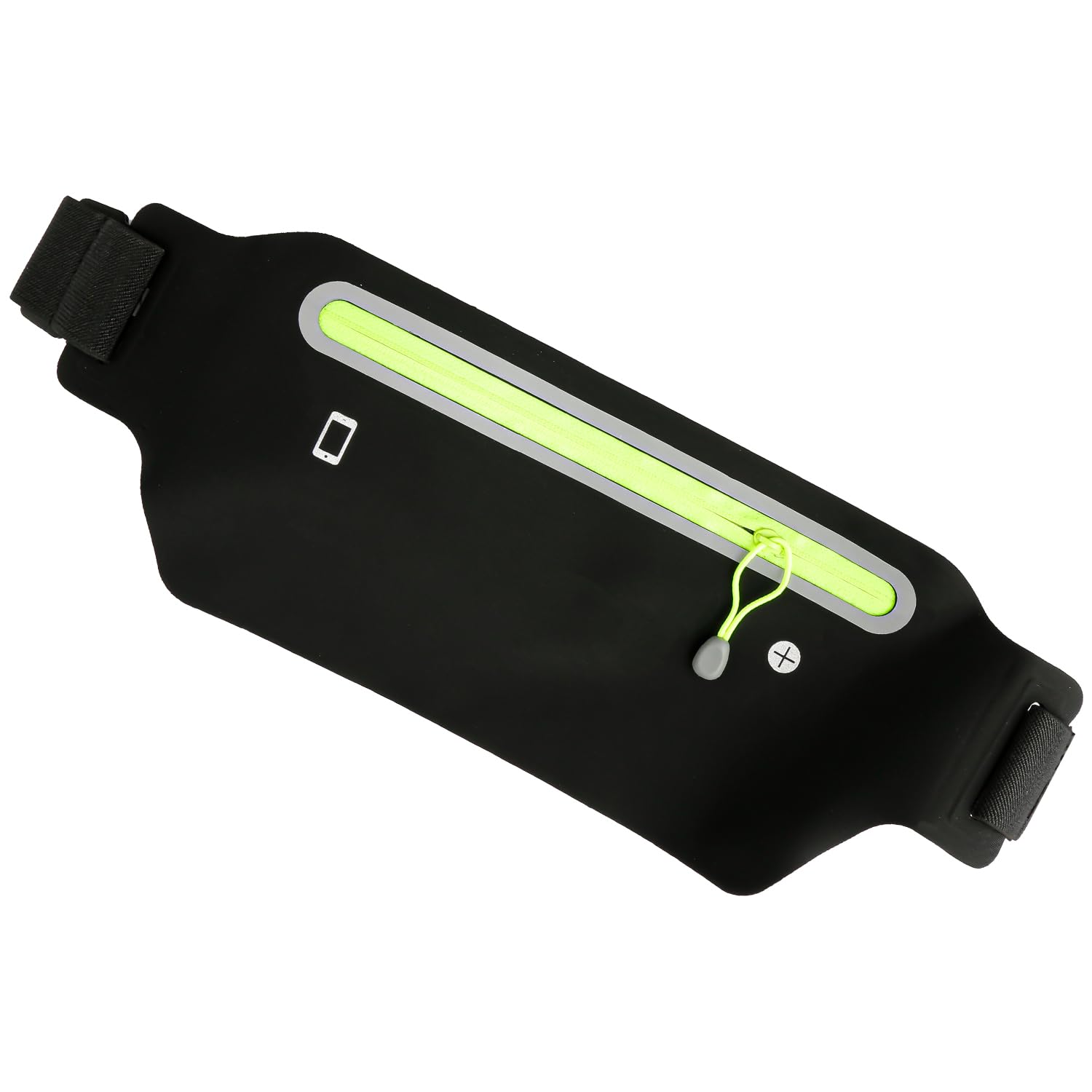 Rumyve Travel Running Belt,Ultra Light Reflective Run Waterproof Waist Belt,Adjustable Waistband Running Belt Bag for Phone Women Men Runners Gym