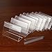 Melleco 30pcs Sign Display Holder Price Name Card Tag Label Counter Top Stand Case 7cm x 4cm