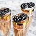 Gold Glitter Plastic Champagne Flutes: Elegant Clear Plastic Champagne Glasses Set for Formal Events - Bulk Disposable Champagne Flutes for Parties, Wedding Toasting, Showers and More - 30 Piec