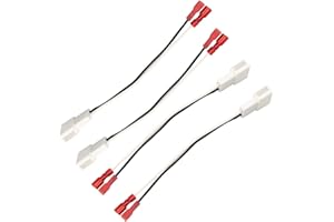 VKVXCLON 72-8104 Speaker Adapter Wire Harness Replacement for Toyota Camry Corolla Tacoma Tundra Scion Pontiac Car Front and Rear Door Speaker Wire Harness Adapter Plug 4Pcs