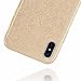 MILPROX Compatible for iPhone Xs MAX Case Glitter Luxury Shiny Sparkly Silm Bling Crystal Clear, 3 Layer Hybrid, Protective Soft Case Compatible for iPhone Xs MAX