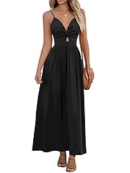 CUPSHE Women's Maxi Dress V Neck Sleeveless