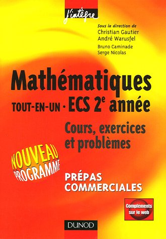 Mathématiques, ECS 2e année