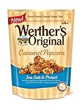 WERTHER'S ORIGINAL Sea Salt and Pretzel Caramel Popcorn, 6 Ounce Bag, Popcorn Bag, Great Snack, Delicious Snacks for Kids, Caramel Popcorn, Sweet Lunch Snacks, Gourmet Popcorn