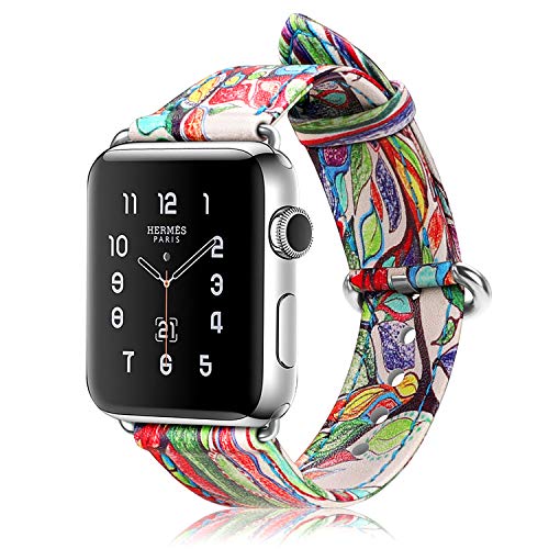 Fintie Band for Apple Watch 44mm 42mm, Premium PU Leather