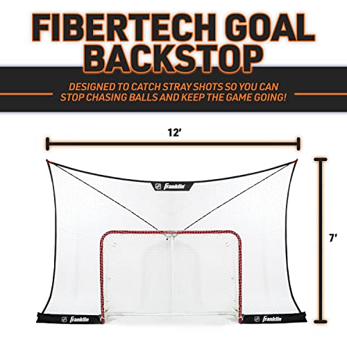 Franklin Sports NHL Hockey Goal Backstop Net Fibertech Street Hockey