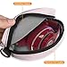 Fintie Carrying Case for Beats Solo 3/Solo 2 Headphones – Premium Vegan Leather Protective Cover Portable Travel Bag for Beats Solo3, Solo2, Solo HD Wireless On-Ear Headphones (Syringa vulgaris)thumb 2