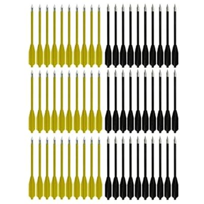 SPEED TRACK 60pcs for 50lb 80lb Pistol Crossbow Cobra Small Bolts Plastic Sharp Arrows