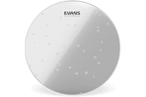 Evans Hydraulic Drum Heads - BD22HG - Bass Drum Head with Layer of Oil - Supresses Unwanted Overtones - Ideal for Rock & Gospel - Glass (Clear), 22 Inch