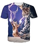 Uideazone Unisex Mens Women Casual Short Sleeve Crew Neck T-shirts Tee