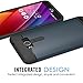 MoKo ASUS Zenfone 2 Laser Case - [Scratch Resistant] Armor Series Dual Layer Protection - Bumper Cover for ASUS Zenfone 2 Laser (ZE550KL / ZE551KL) 5.5 Inch Smartphone 2015 Release, INDIGO