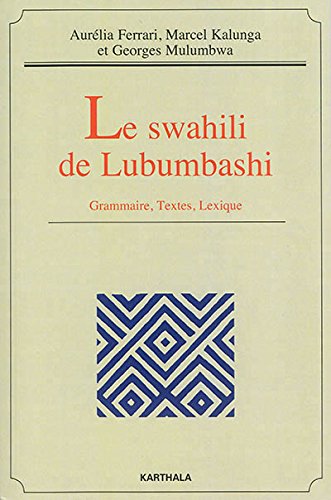 Le  swahili de Lubumbashi