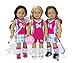 Sophia's Doll Clothes Sports Uniform & Equipment | Fits 18 Inch Dolls | Tank, Shorts, Skort, Shin Guards, Basketball, Field Hockey, Lacrosse