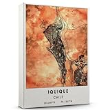 Iquique Map Poster, Chile Map Art Poster, Map Decor