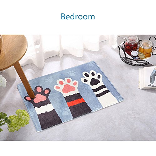 Frmarch Memory Foam Bath Mat - Non Slip Bath Rugs Runner Microfiber Bathroom Shower Mats Rug 16"x24" - Thumbnail 5