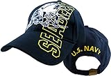 U.S. Navy Seabees Logo Cap,Navy Blue,One Size Fits Most