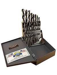 Drill Hog 21 pieza Juego de brocas Índice hi-molybdenum M7 Moly garantía de por vida