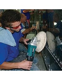 Makita 9227C Pulidora húmeda electrónica de piedra con gancho y bucle, 7 pulgadas