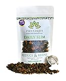 Daily Slim by Physique Tea | Natural Slimming & Weight Management Custom Blend for Appetite Suppression Weight Loss and Increased Energy | FREE Strainer Included