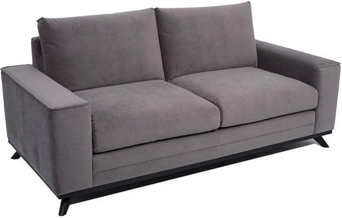 Inside Canape Fixe 2 3 Places Style Contemporain Malaga Velours