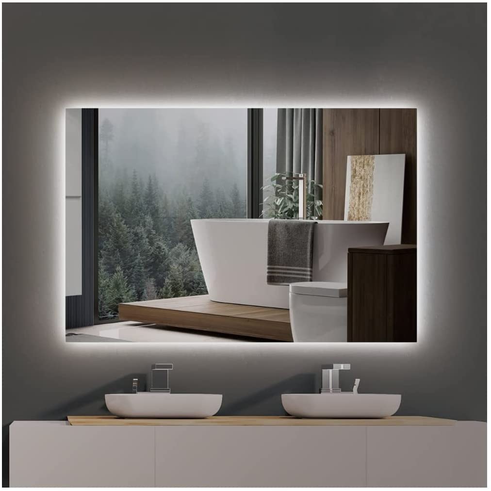 Espejo-RETROILUMINADO-Suecia-Espejo-de-Bano-con-Iluminacion-LED-Luz-Espejo-de-Pared-con-Accesorios-Diferentes