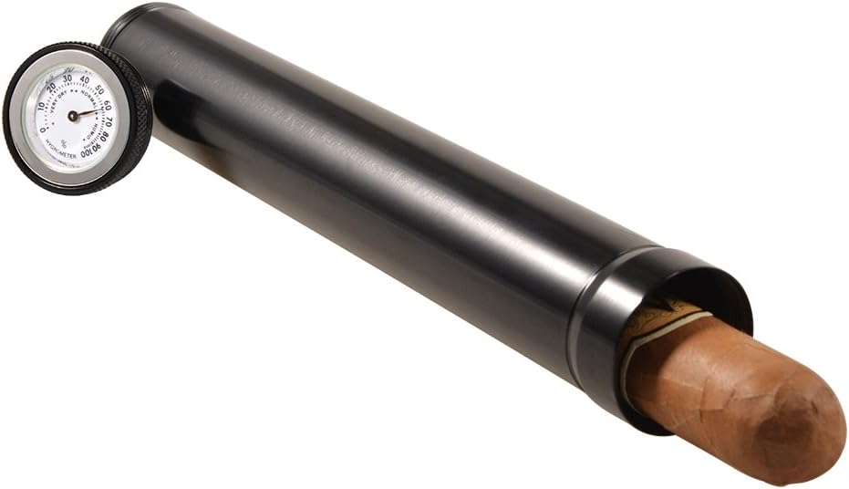 CiTree Cigar Tube, Cigar Travel Humidor, Stainless Steel Cigar Humidor